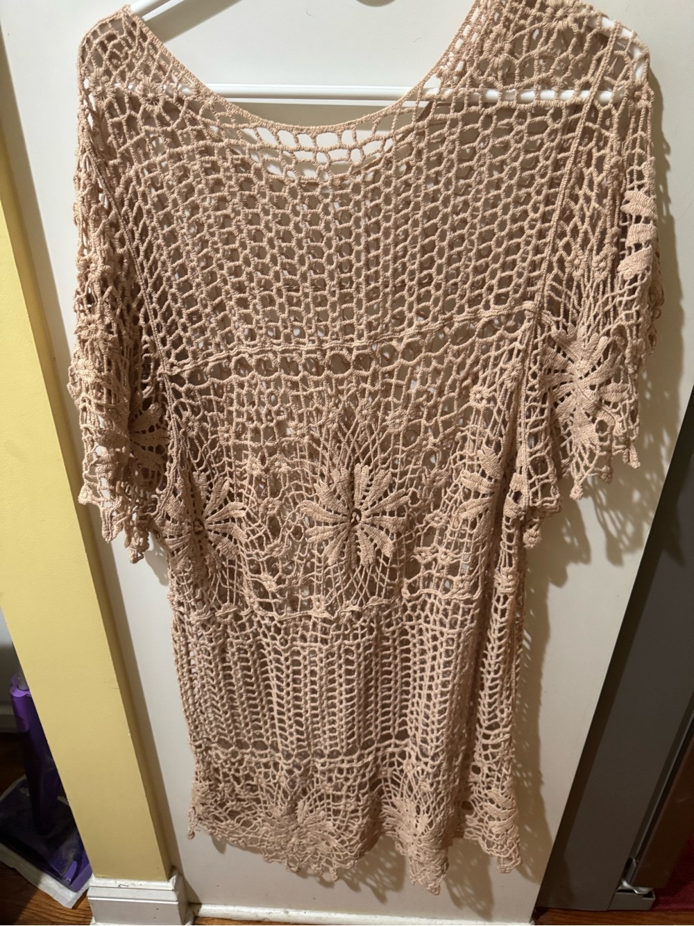 Crocheted Lace Beach Cover-Up or Top
